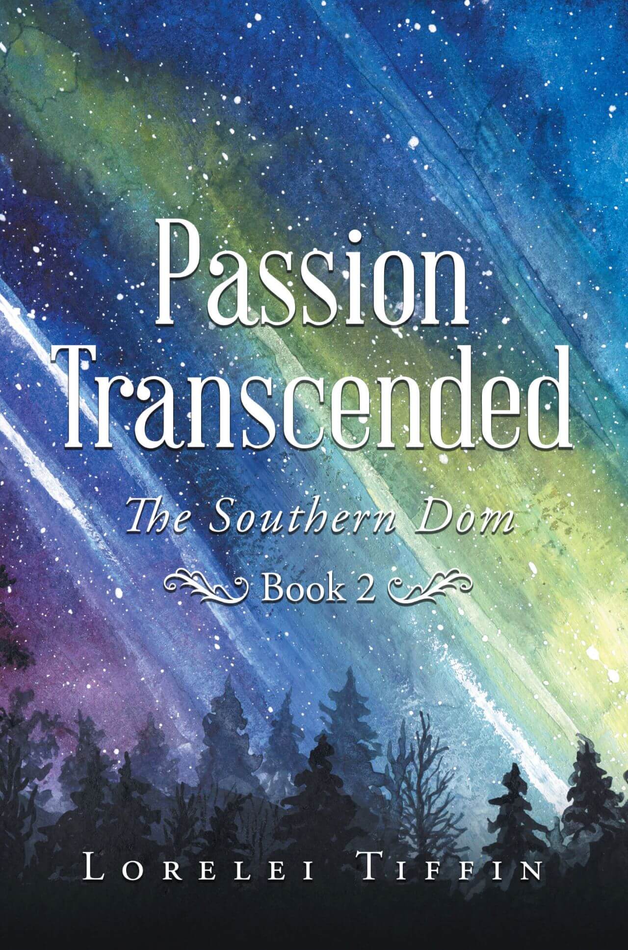 Novel cover of “Passion Transcended” by Lorelei Tiffin